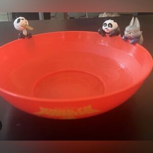 AMC Kung Fu Panda 4 Popcorn Bowl W/ 3 Attachable Figures